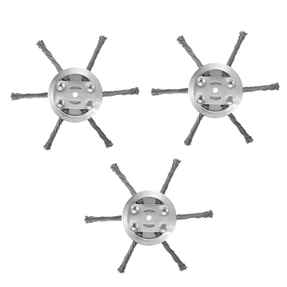 3 Pack | Steel Cable Head