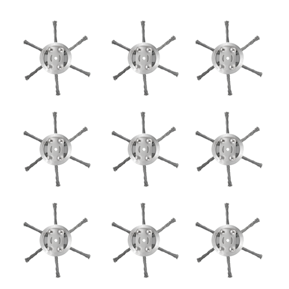 9 Pack | Steel Cable Head