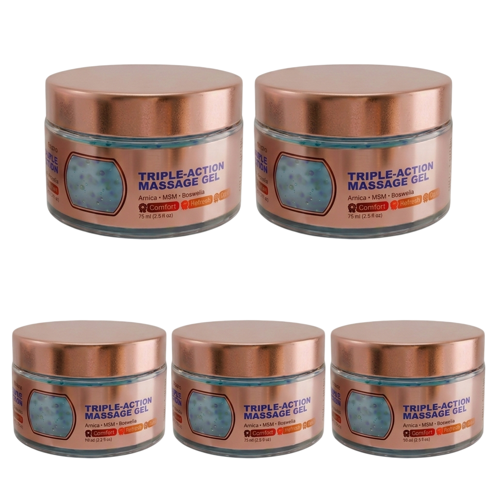5 Pack | Botanical Massage Gel